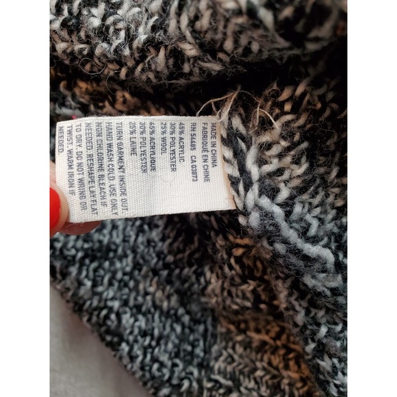 American Eagle Outfitter Sweater Womens Medium‎ Multicolor Long Sleeve Cowl Neck - Picture 6 of 8